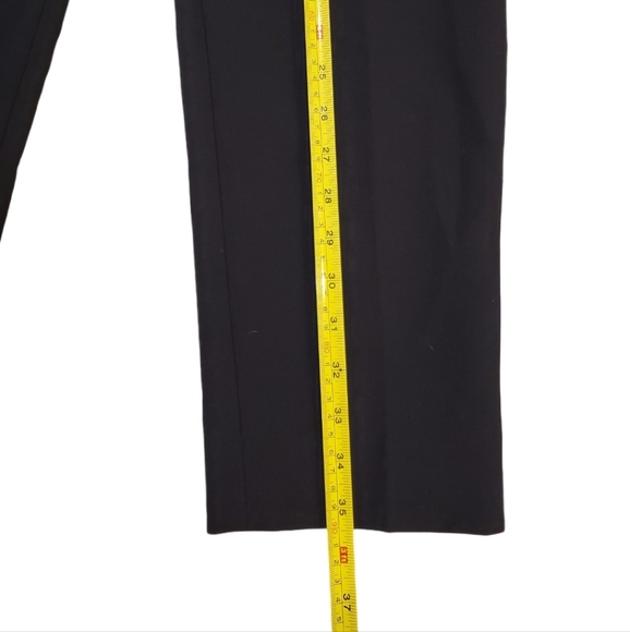 Talbots Women's Black Hampshire Ankle Straight Leg Pants 10 Petite - Picture 8 of 9